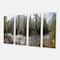 Designart - Mountain River Panorama - Landscape Canvas Art Print